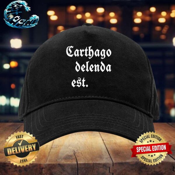 Mark Zuckerberg Carthago Delenda Est Classic Cap Snapback Hat