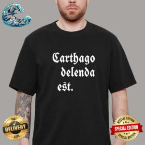 Mark Zuckerberg Carthago Delenda Est Unisex T-Shirt