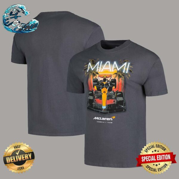 McLaren F1 Team 2024 Miami Grand Prix All Speed Vintage T-Shirt