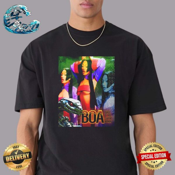 Megan Thee Stallion Announces New Single BOA Curse Of Thee Serpent Woman Out This Friday May 10th Unisex T-Shirt