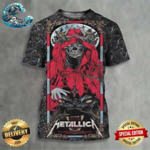 Metallica M72 World Tour Killer Poster For The First Show Of The European Run In Munich Germany At Olympiastadion On 24th May 2024 All Over Print Shirt
