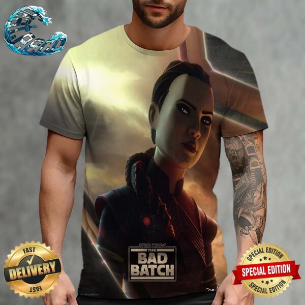 Ming-Na Wen As Fennec Shand On A New Poster For Star Wars The Bad Batch All Over Print Shirt
