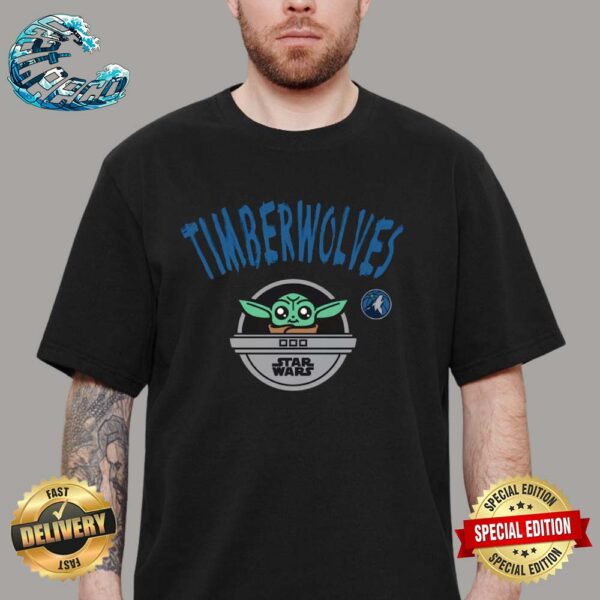 Minnesota Timberwolves Youth Star Wars The Child Unisex T-Shirt