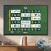 Chicago Bears NFL 2024 Season Schedule Home Decor Poster Canvas