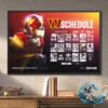 New York Giants NFL 2024 Season Schedule Home Decor Poster Canvas
