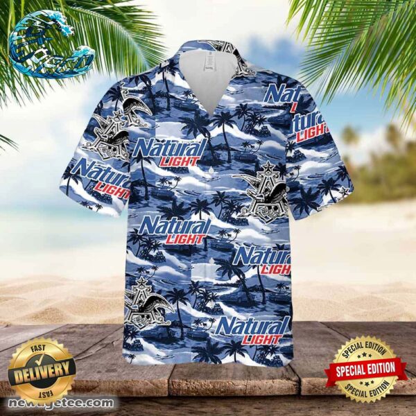 Natural Light Hawaiian Sea Island Pattern Hawaiian Shirt