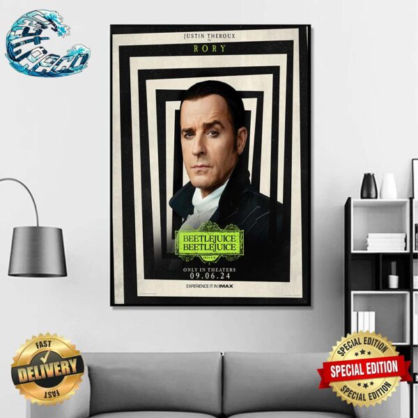 New Character Posters For Beetlejuice 2 Featuring Justin Theroux Releasing In Theaters On September 6 2024 Poster Canvas