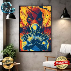 New Look At Deadpool And Wolverine In Promotional Art Home Decor Poster Canvas