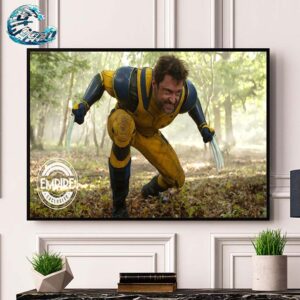 New Look At Hugh Jackman In Deadpool And Wolverine Releasing In Theaters On July 26 Wall Decor Poster Canvas