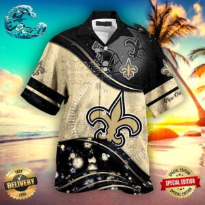 New Orleans Saints NFL Hawaiian Shirt Beach Shorts