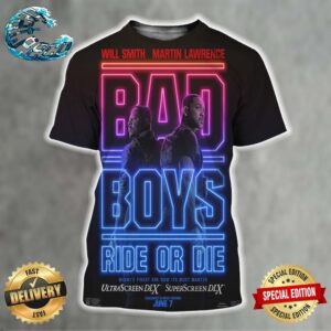 New Poster For Bad Boys Ride Or Die UltraScreen DLX And SuperScreen DLX Releasing In Theaters On June 7 All Over Print Shirt