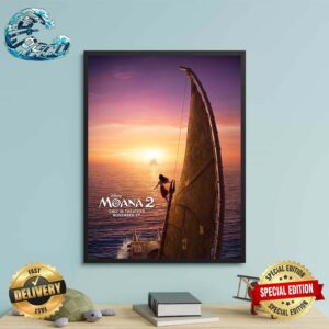 New Poster For Moana 2 Releasing In Theaters On November 27 Wall Decor Poster Canvas