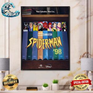 New Poster For Spider-Man 98 New Episodes New Era Home Decor Poster Canvas