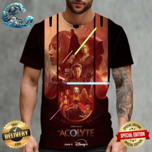 New Poster For Star Wars The Acolyte Releasing On Disney On June 4 All Over Print Shirt