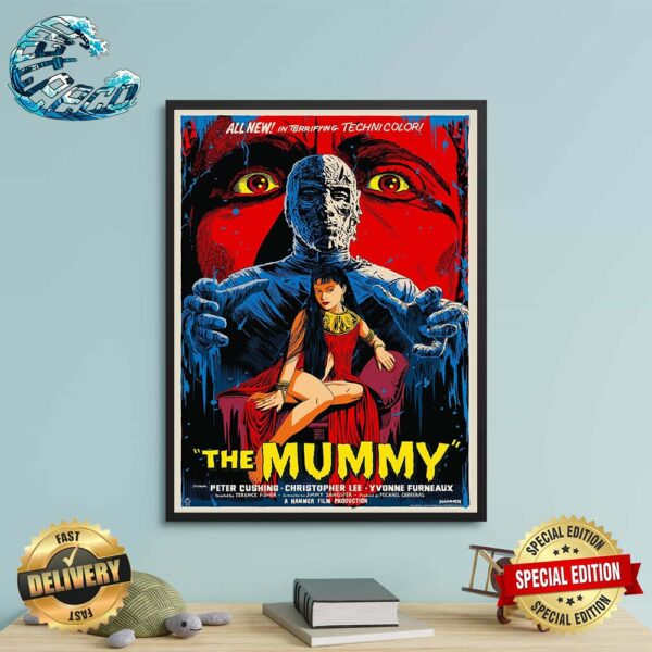 New Poster For The Mummy 1932 24 Francavilla Release On May 17 2024 Limited Edition Wall Decor Poster Canvas
