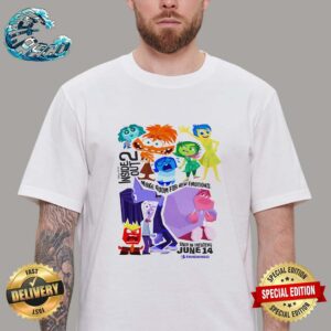 New Poster Inside Out 2 Fandango Only In Theaters June 14 Unisex T-Shirt