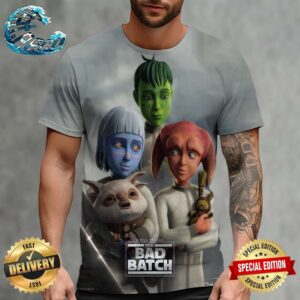 New Star Wars The Bad Batch Character Poster For Jax Sami Bayrn And Eva All Over Print Shirt