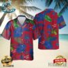 New York Giants America Flag Tropical Floral Aloha Hawaiian Shirt Beach Shorts Custom Name For Men Women