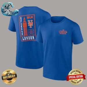 New York Mets 2024 MLB World Tour London Series Two Sides Print Classic T-Shirt