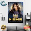 Gunther Winner To Become The King Of The Ring At WWE King And Queen Of The Ring Home Decor Poster Canvas