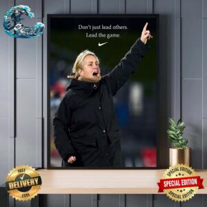 Nike Tribute Emma Hayes Chelsea FC Women Don’t Just Lead Others Lead The Game Home Decor Poster Canvas