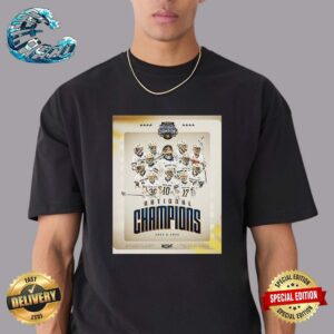 Notre Dame Fighting Irish Back To Back NCAA Men’s Lacrosse National Champions 2023-2024 Vintage T-Shirt