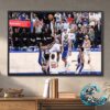 The New York Knicks Advance To The Eastern Conference Semifinals NBA Playoffs Wall Decor Poster Canvas