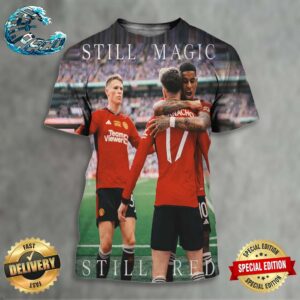Official Adidas Tribute To Manchester United Still Magic Still Red Marching On On On 2024 FA Cup Winners All Over Print Shirt