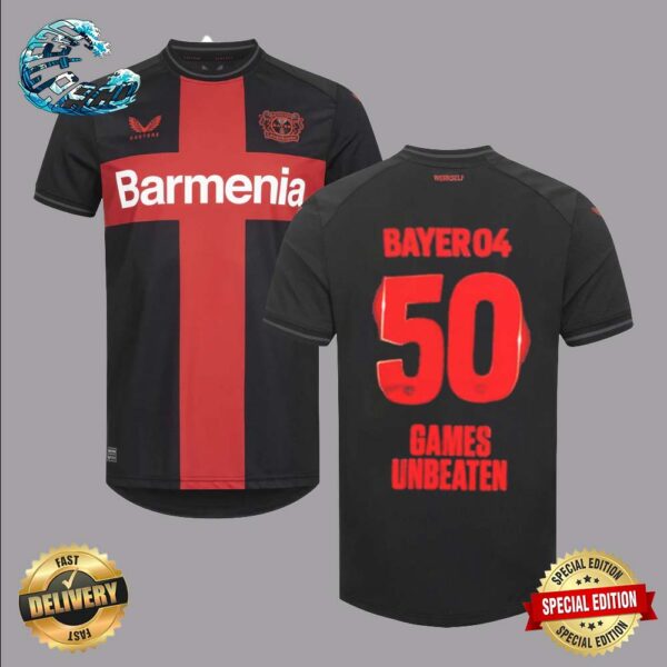 Official Bayer 04 Leverkusen 50 Games Unbeaten Run Continues Heroic Unisex T-Shirt