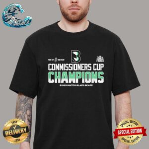 Official Binghamton Black Bears 2024 FBHL Final Commissioners Cup Champions Unisex T-Shirt