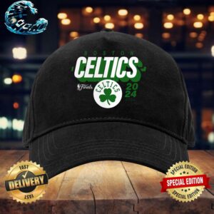 Official Boston Celtics 2024 NBA Finals Snapback Hat Cap