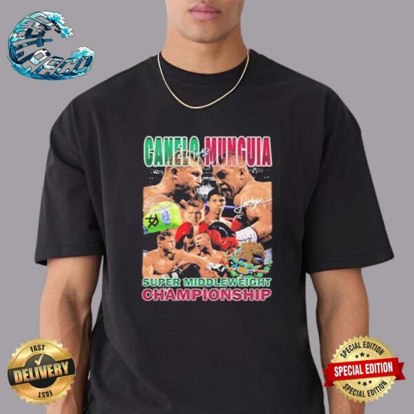 Official Canelo Alvarez Vs Jaime Munguia Fight Boxing Mexican Fighter Unisex T-Shirts