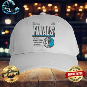 Official Dallas Mavericks Fanatics Western Conference Champions 2024 Locker Room Post Up Move Snapback Hat Cap