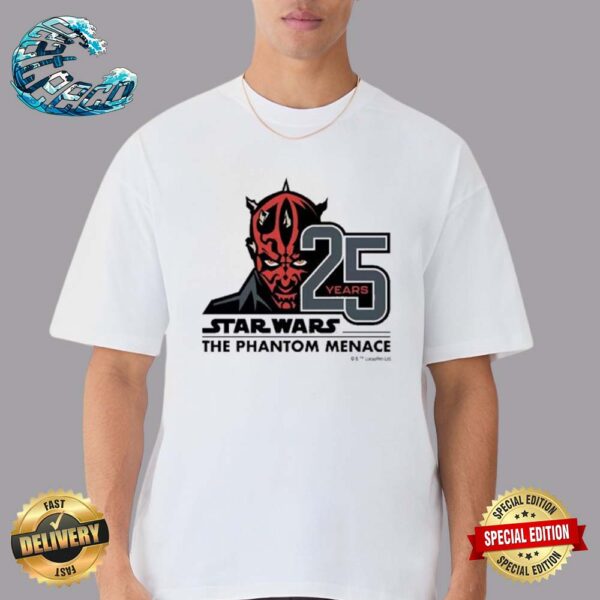 Official Darth Maul For Adults Star Wars Episode 1 The Phantom Menace 25th Anniversary Unisex T-Shirt
