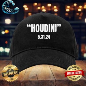 Official Eminem Announces New Single Houdini Will Be Released May 31 2024 Classic Cap Snapback Hat