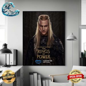 Official First Poster For The Lord Of The Rings The Rings Of Power Season 2 Releasing On Prime Video On August 29 Poster Canvas
