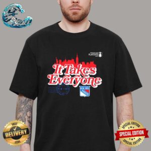 Official It Takes Everyone New York Rangers 2024 Stanley Cup Playoffs Unisex T-Shirt