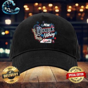 Official Logo AEW Double Or Nothing 2024 Classic Snapback Hat Cap