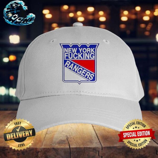Official Logo New York Fucking Rangers Premium Snapback Hat Cap