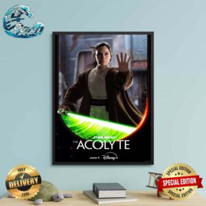 Official New Character Indara Poster For Star Wars The Acolyte Premiering On Disney+ On June 4 Home Decor Poster Canvas