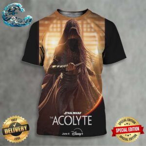 Official New Character Mae Poster For Star Wars The Acolyte Premiering On Disney+ On June 4 All Over Print Shirt