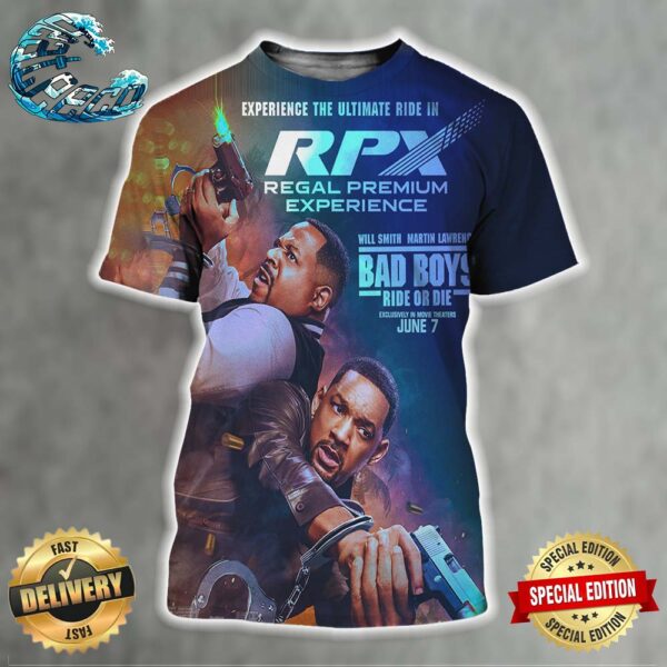 Official New Poster For Bad Boys Ride Or Die Releasing In Theaters On June 7 All Over Print Shirt