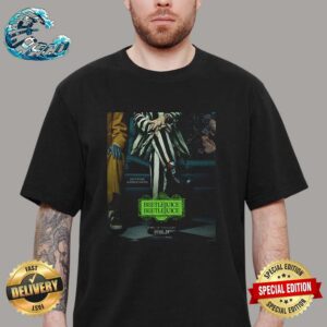 Official New Poster For Beetlejuice 2 Only In Theaters June 9 2024 Classic T-Shirt