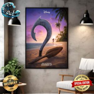 Official New Poster For Moana 2 Only In Theaters November 27 Home Decor Poster Canvas