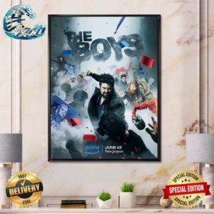 Official New Poster For The Boys Season 4 Premieres June 13 Home Decor Poster Canvas