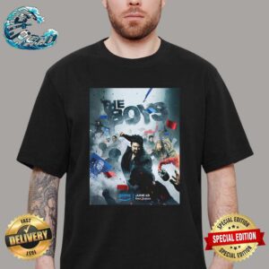 Official New Poster For The Boys Season 4 Premieres June 13 Vintage T-Shirt
