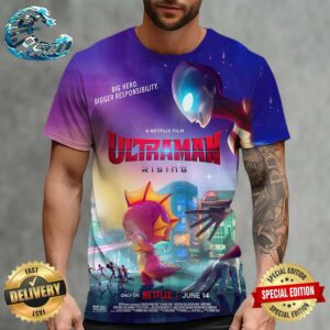 Official New Poster For Ultraman Rising Releasing On Netflix On June 14 All Over Print Shirt