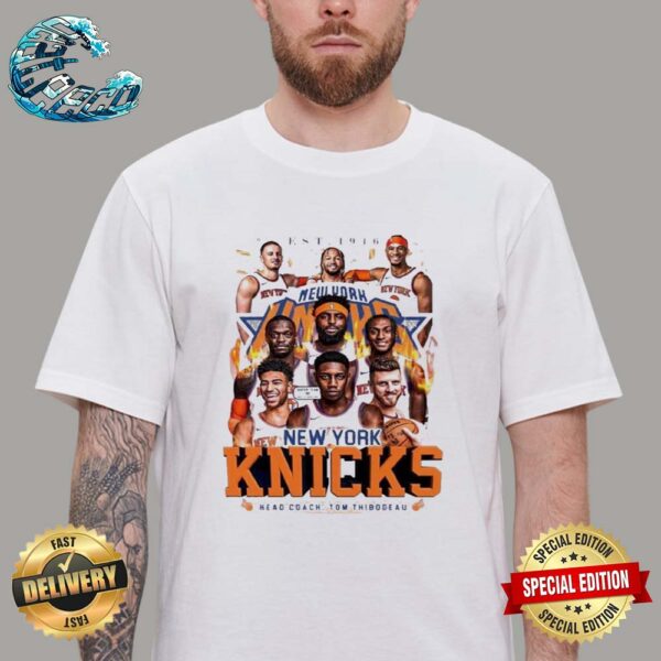 Official New York Knicks Basketball Super Team Head Coach Tom Thibodeau Unisex T-Shirt