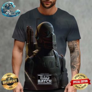 Official Poster For CX-2 Star Wars The Bad Batch All Over Print Shirt