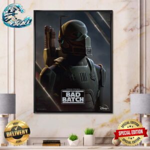 Official Poster For CX-2 Star Wars The Bad Batch Wall Decor Poster Canvas